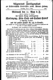 Wiener Zeitung 18260527 Seite: 11