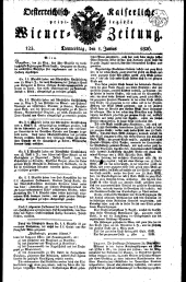 Wiener Zeitung 18260601 Seite: 1