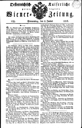 Wiener Zeitung 18260608 Seite: 1