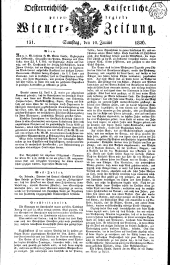 Wiener Zeitung 18260610 Seite: 1