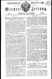 Wiener Zeitung 18260622 Seite: 1