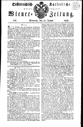 Wiener Zeitung 18260628 Seite: 1