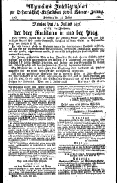 Wiener Zeitung 18260711 Seite: 13