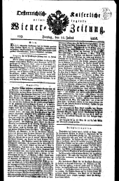 Wiener Zeitung 18260714 Seite: 1