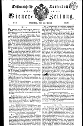 Wiener Zeitung 18260729 Seite: 1