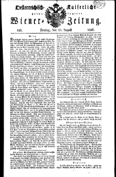 Wiener Zeitung 18260818 Seite: 1