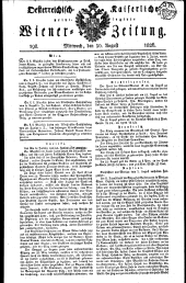 Wiener Zeitung 18260830 Seite: 1