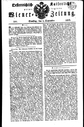 Wiener Zeitung 18260902 Seite: 1