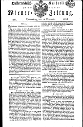 Wiener Zeitung 18260914 Seite: 1