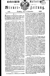 Wiener Zeitung 18260923 Seite: 1