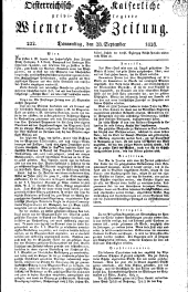 Wiener Zeitung 18260928 Seite: 1