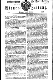 Wiener Zeitung 18261002 Seite: 1