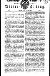 Wiener Zeitung 18261003 Seite: 1