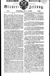 Wiener Zeitung 18261005 Seite: 1