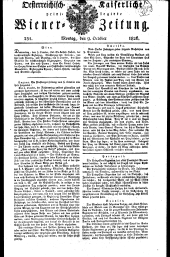 Wiener Zeitung 18261009 Seite: 1