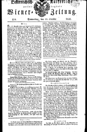 Wiener Zeitung 18261012 Seite: 1