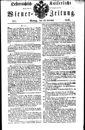 Wiener Zeitung 18261016 Seite: 1