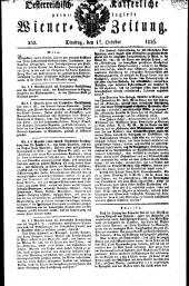 Wiener Zeitung 18261017 Seite: 1