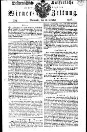 Wiener Zeitung 18261018 Seite: 1