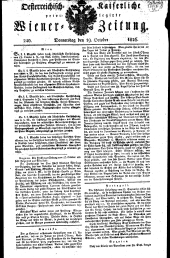 Wiener Zeitung 18261019 Seite: 1