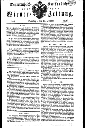 Wiener Zeitung 18261028 Seite: 1