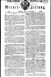 Wiener Zeitung 18261103 Seite: 1