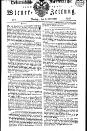 Wiener Zeitung 18261106 Seite: 1