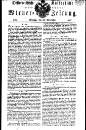 Wiener Zeitung 18261120 Seite: 1