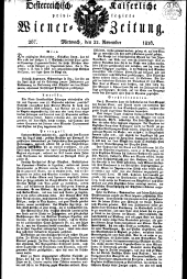 Wiener Zeitung 18261122 Seite: 1