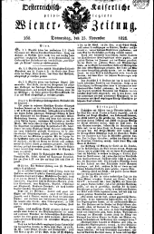 Wiener Zeitung 18261123 Seite: 1