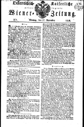 Wiener Zeitung 18261127 Seite: 1