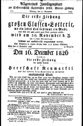 Wiener Zeitung 18261127 Seite: 11