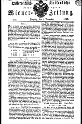 Wiener Zeitung 18261201 Seite: 1