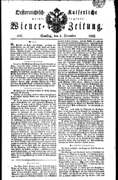 Wiener Zeitung 18261202 Seite: 1