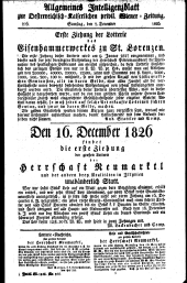 Wiener Zeitung 18261202 Seite: 11