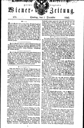 Wiener Zeitung 18261205 Seite: 1