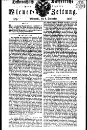 Wiener Zeitung 18261206 Seite: 1