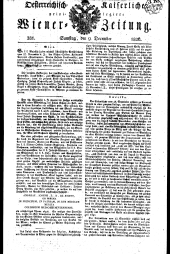 Wiener Zeitung 18261209 Seite: 1