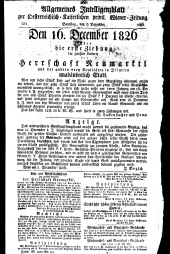 Wiener Zeitung 18261209 Seite: 11