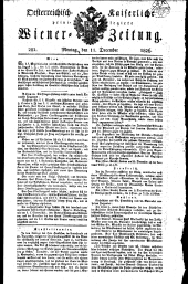 Wiener Zeitung 18261211 Seite: 1