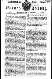 Wiener Zeitung 18261214 Seite: 1