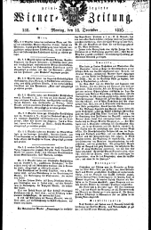 Wiener Zeitung 18261218 Seite: 1