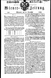 Wiener Zeitung 18261220 Seite: 1