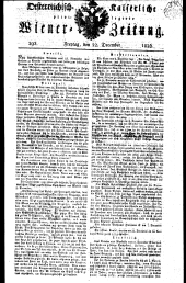 Wiener Zeitung 18261222 Seite: 1