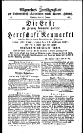 Wiener Zeitung 18270123 Seite: 11