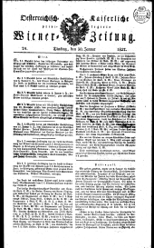 Wiener Zeitung 18270130 Seite: 1