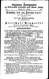 Wiener Zeitung 18270205 Seite: 11