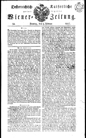 Wiener Zeitung 18270209 Seite: 1