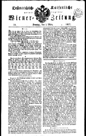 Wiener Zeitung 18270302 Seite: 1