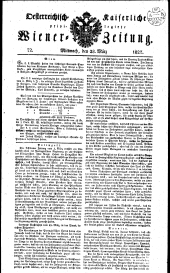 Wiener Zeitung 18270328 Seite: 1